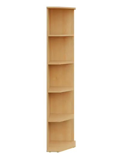 LZ 5 - 3 kancelářská skříň, rohová, pravá, 1822x360x400, javor horský